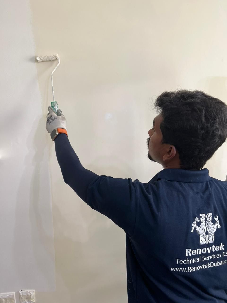 Exterior wall painting