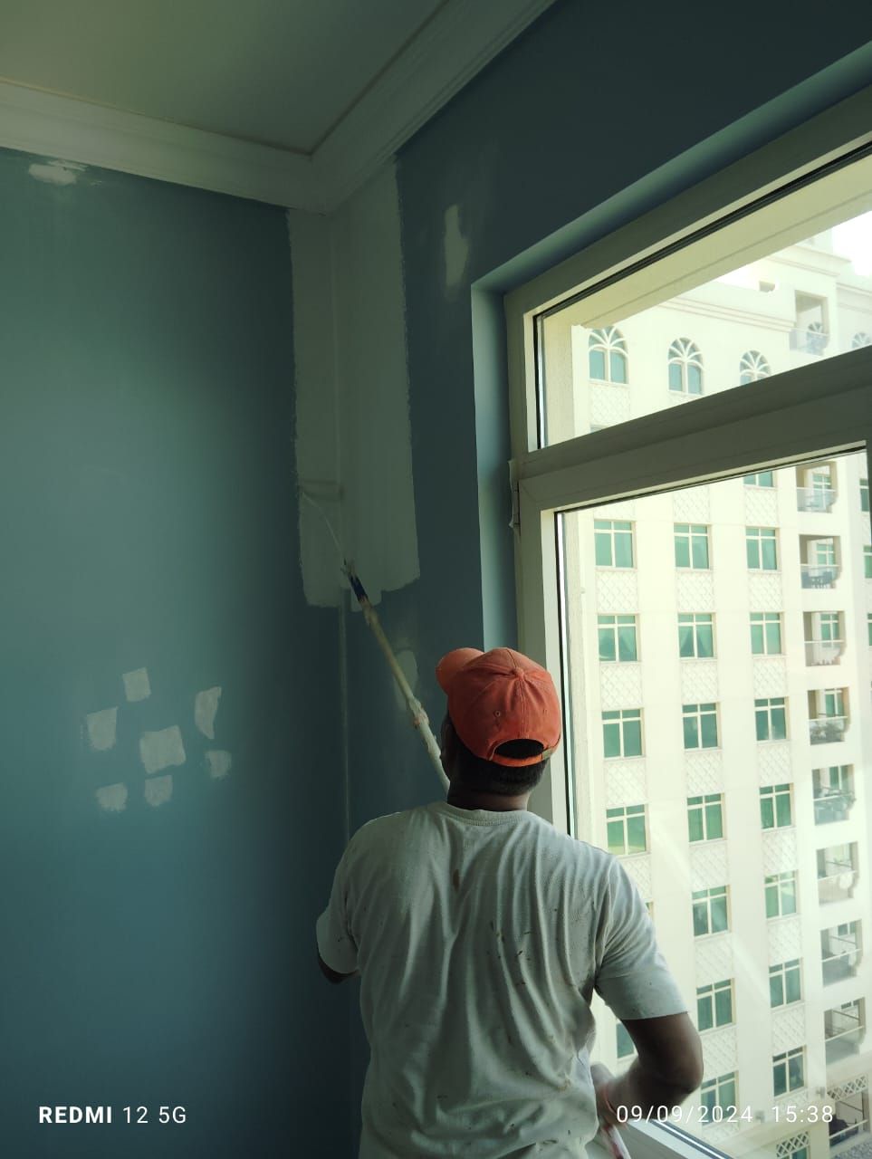 Exterior wall painting