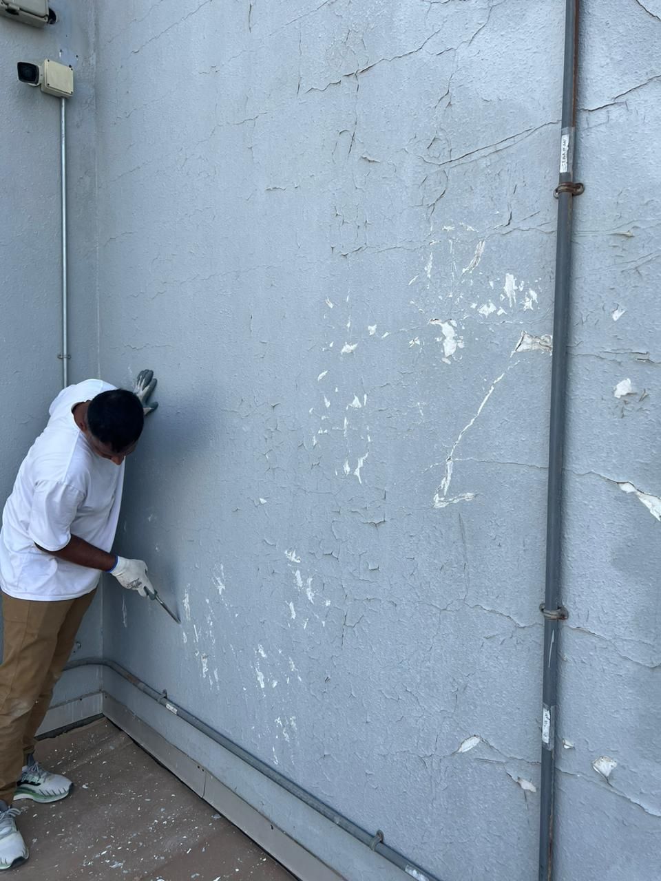 Exterior wall painting