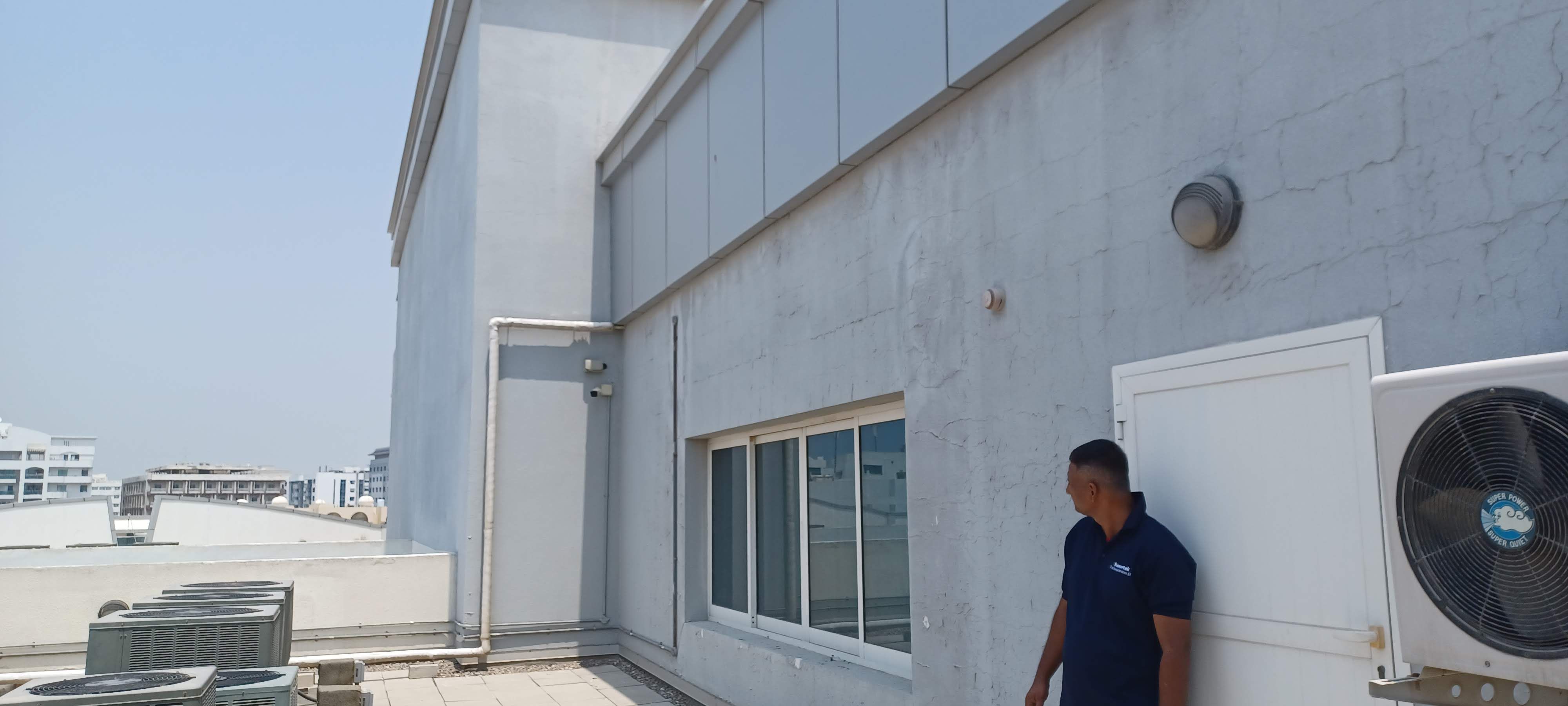 Exterior wall painting