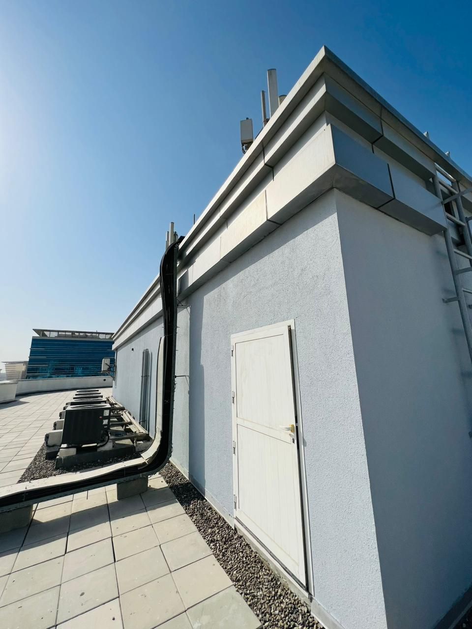 Exterior wall painting