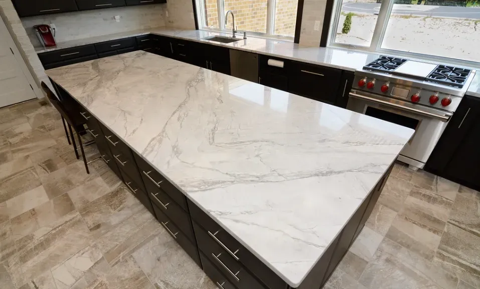 Marble kitchen counter top Marble kitchen counter top