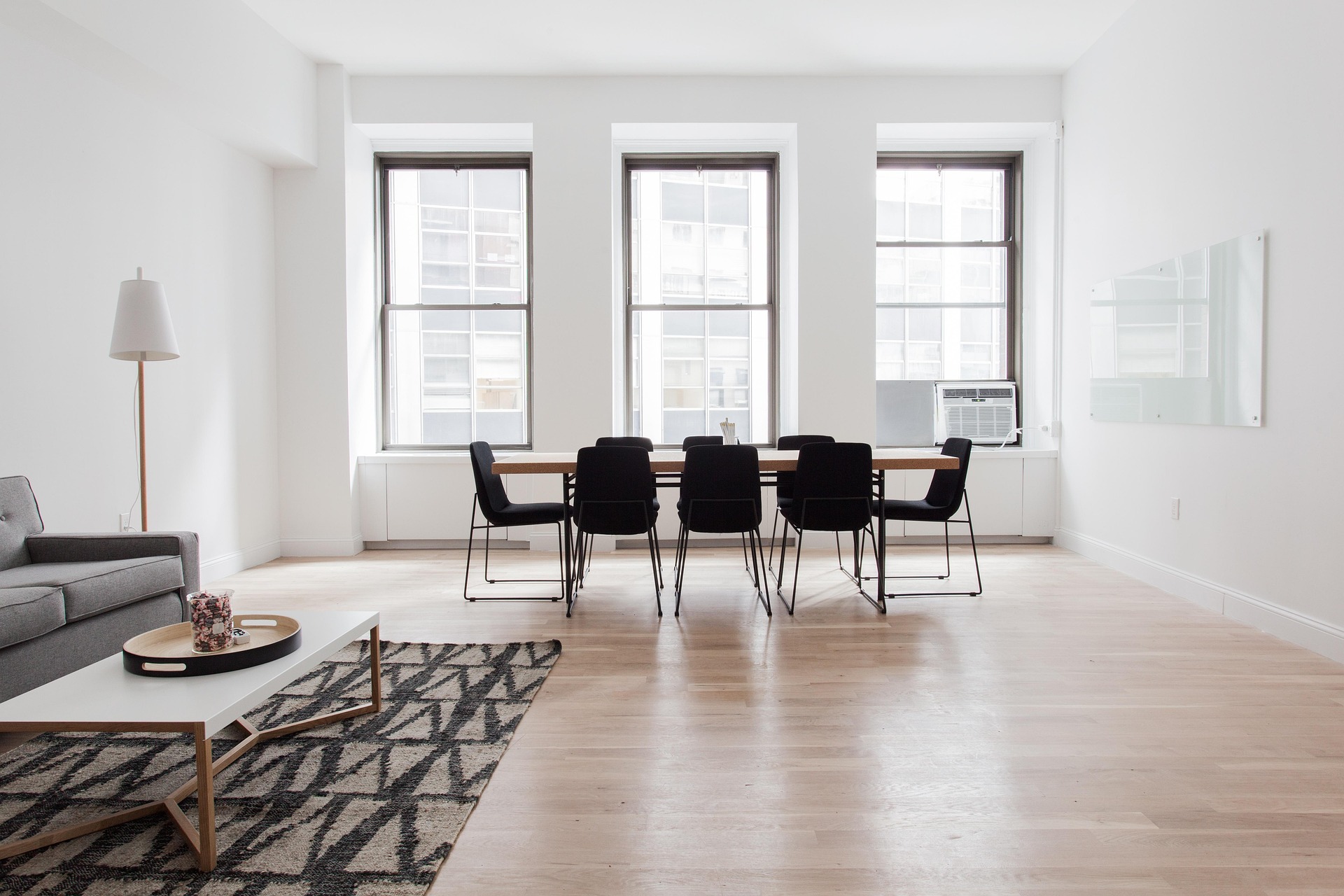 A comfortable and stylishly designed living room